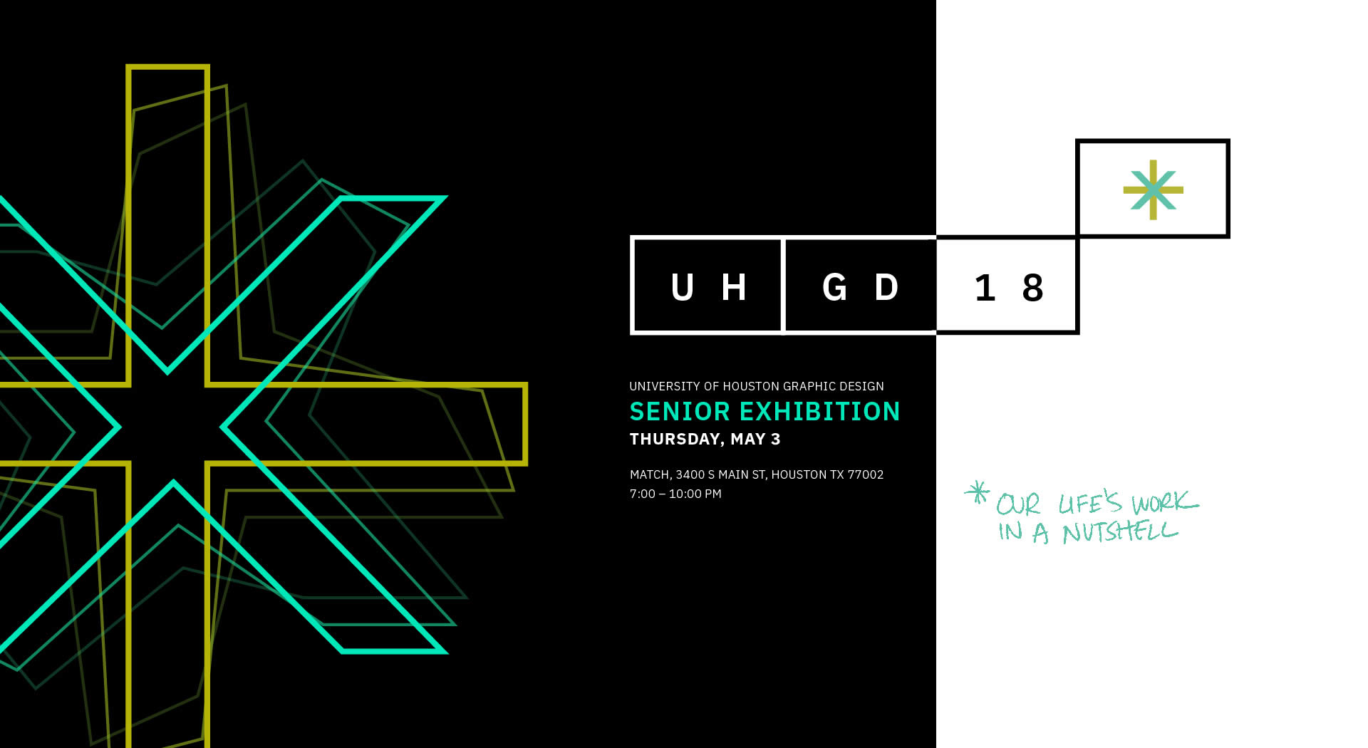 UH GAP | University of Houston Graphic Design Senior Exhibition